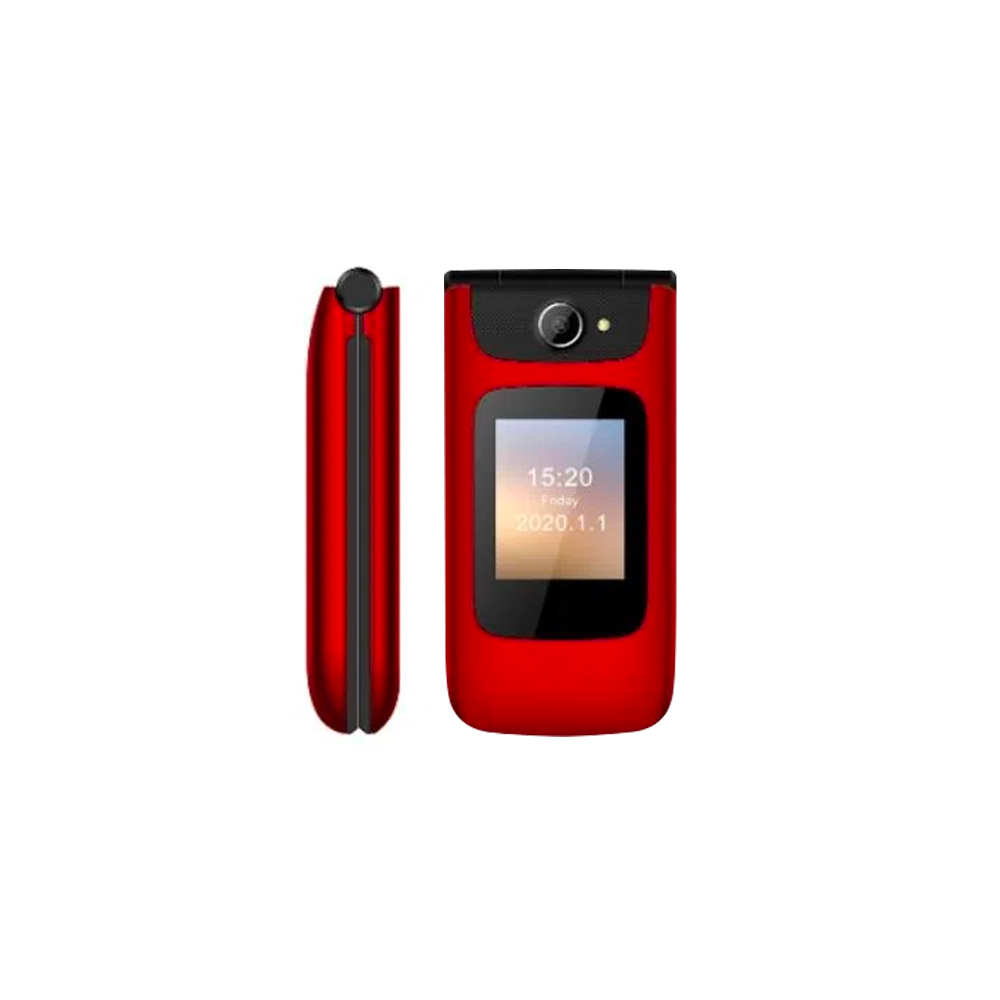 SENIORPHONE 4G CLAMSHELL BATT 1450MAH ROJO INTROTECH