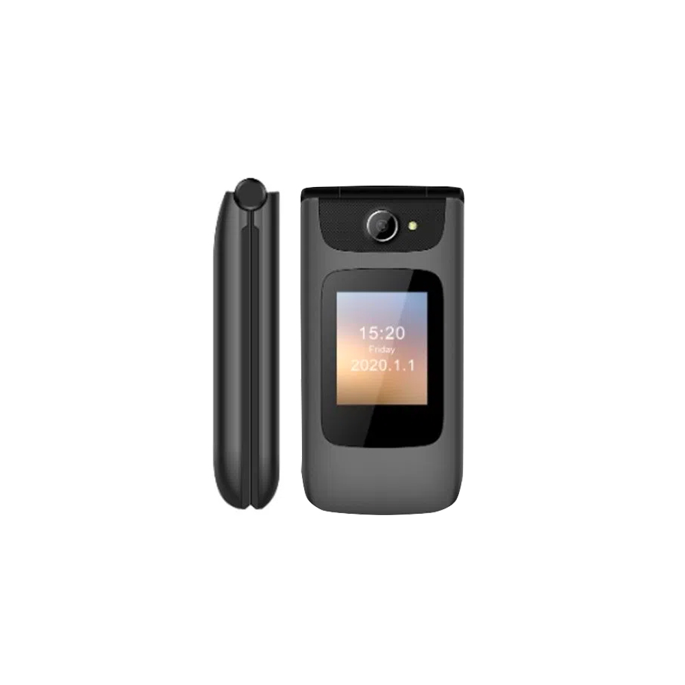 SENIORPHONE 4G CLAMSHELL BATT 1450MAH GRIS-NEGRO INTROTECH