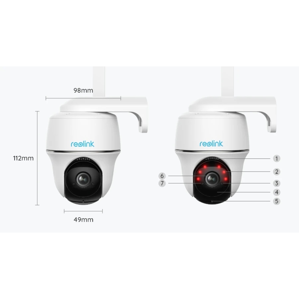 CAMARA WIFI GO PT PLUS 2K / 4G LTE / INALAMBRICA / SMART / PT / SIRENA / FOCO REOLINK