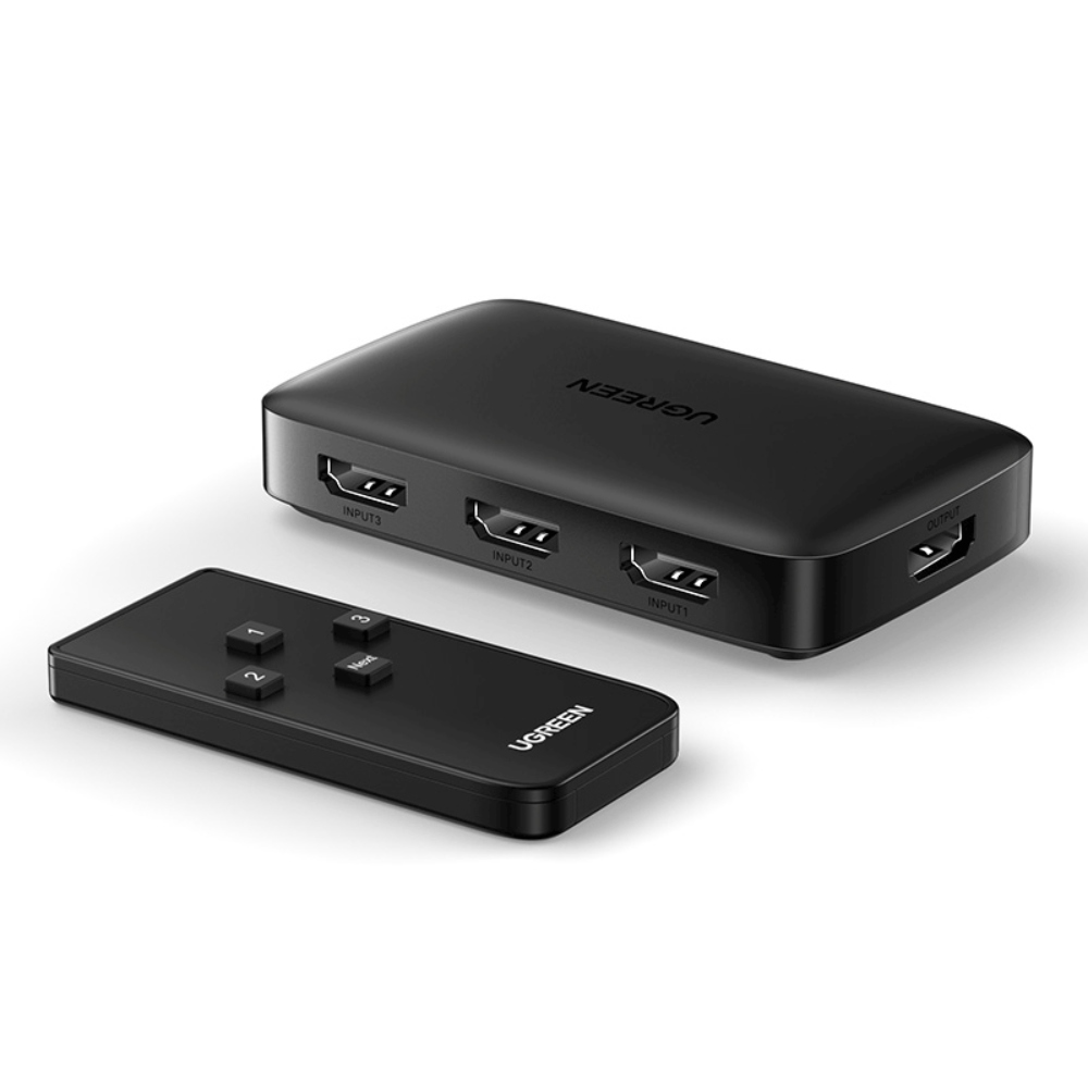 SWITCHER HDMI 3X1 4K/30HZ NEGRO UGREEN CM315