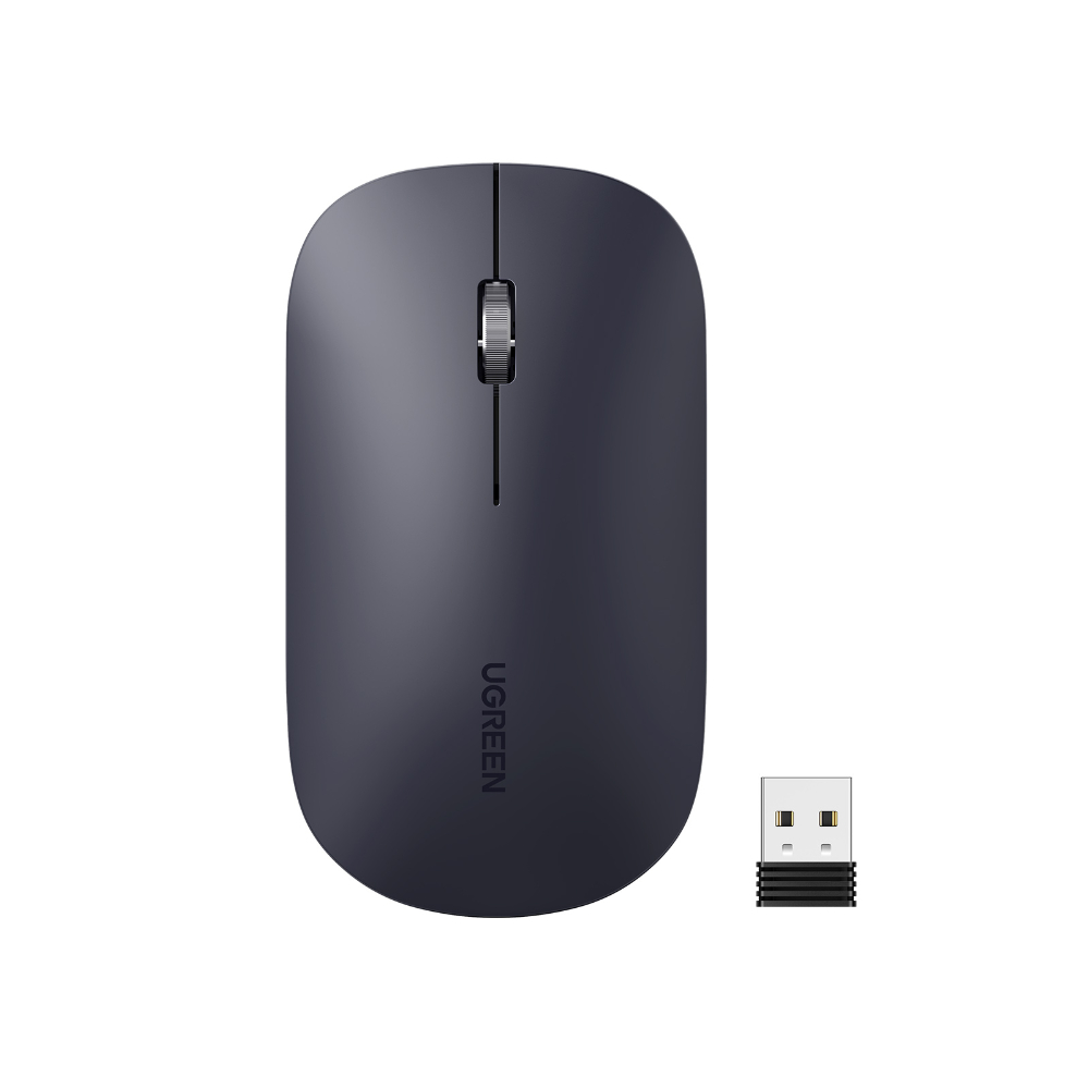 MOUSE INALAMBRICO ULTRA-SLIM GRIS OSCURO UGREEN MU001