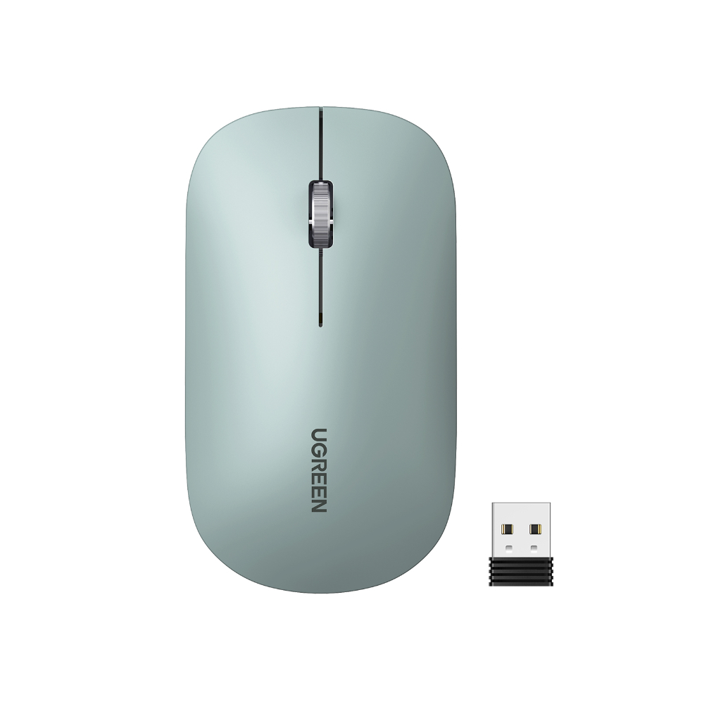 MOUSE INALAMBRICO ULTRA-SLIM VERDE CLARO UGREEN MU001