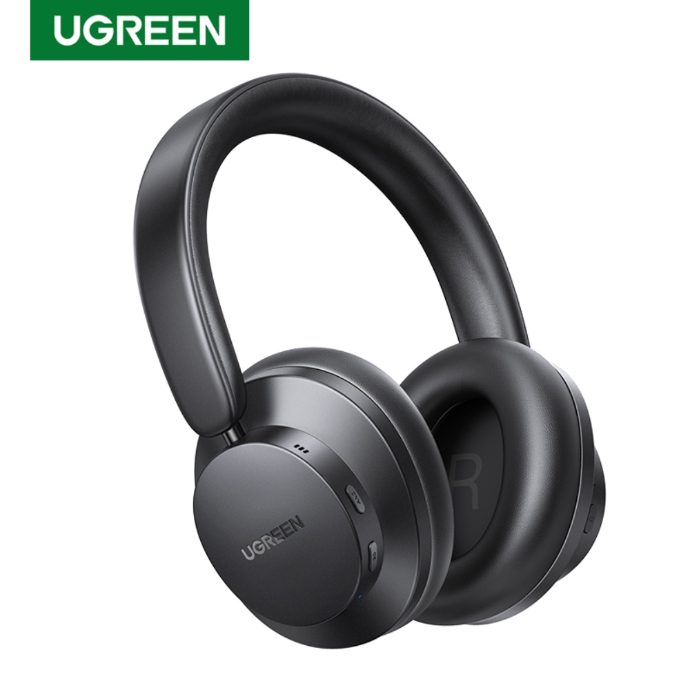 AUDIFONOS HEADSET BT 5.0 HITUNE MAX3 HIBRIDO CANCELACION DE RUIDO NEGRO UGREEN HP106