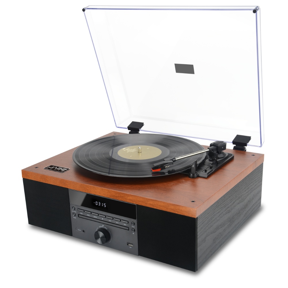 TORNAMESA JAZZ AUDIO 70'S JEWEL BLUETOOTH + CD + RADIO FM