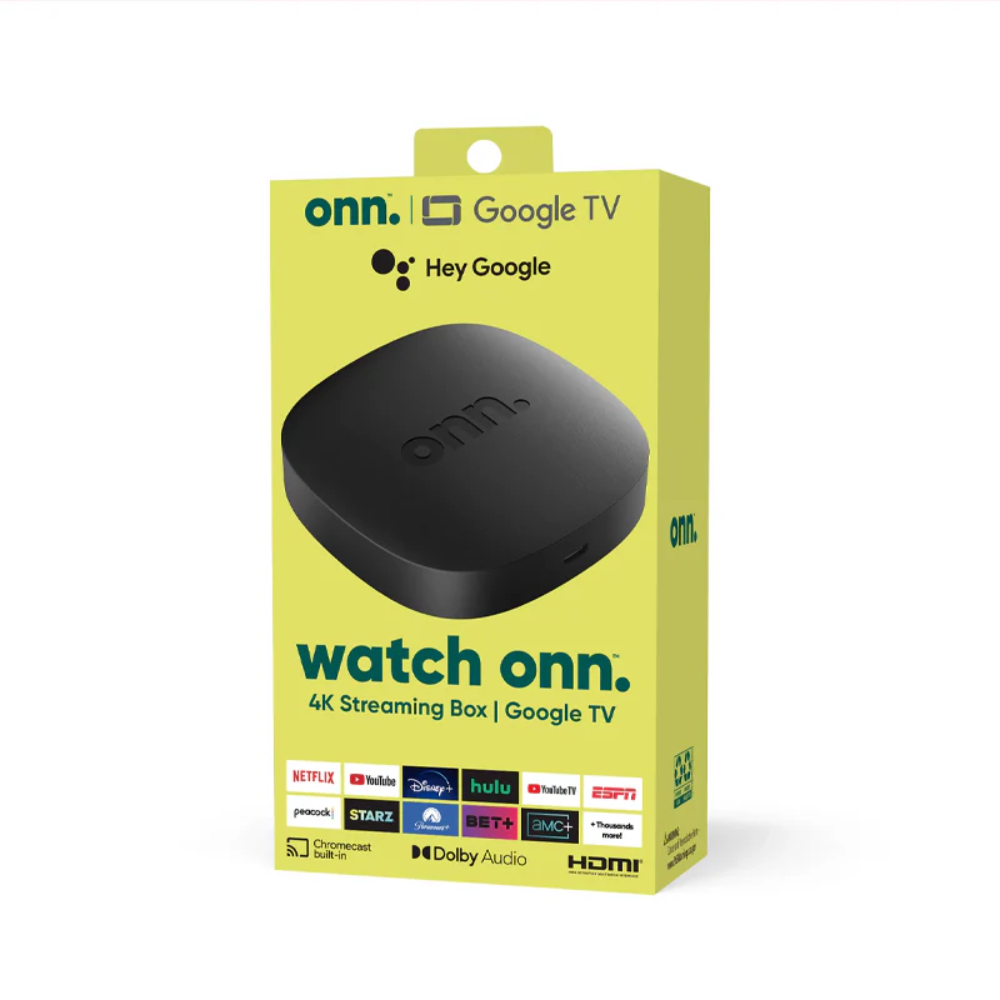 ONN-GOOGLE REPRODUCTOR DE STREAMING 4K TV BOX GOOGLE TV 2348A
