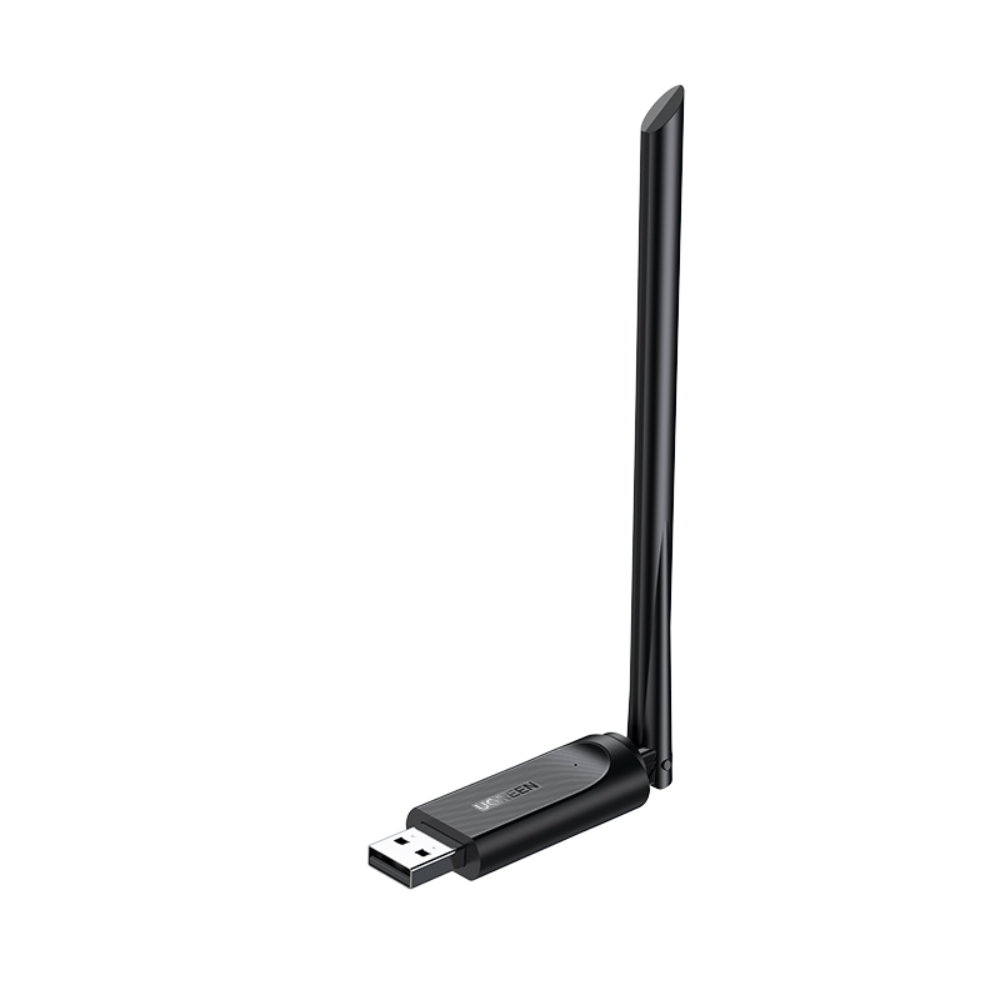 ADAPTADOR USB INALAMBRICO DUAL-BAND ANTENA/ALTA GANANCIA AC650 433MBPS MAX UGREEN CM496
