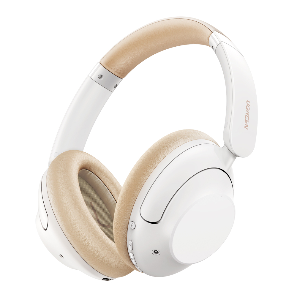 AUDIFONOS BT HITUNE MAX 5 HIBRIDOS /NOISE CANCELLING BLANCO UGREEN HP202