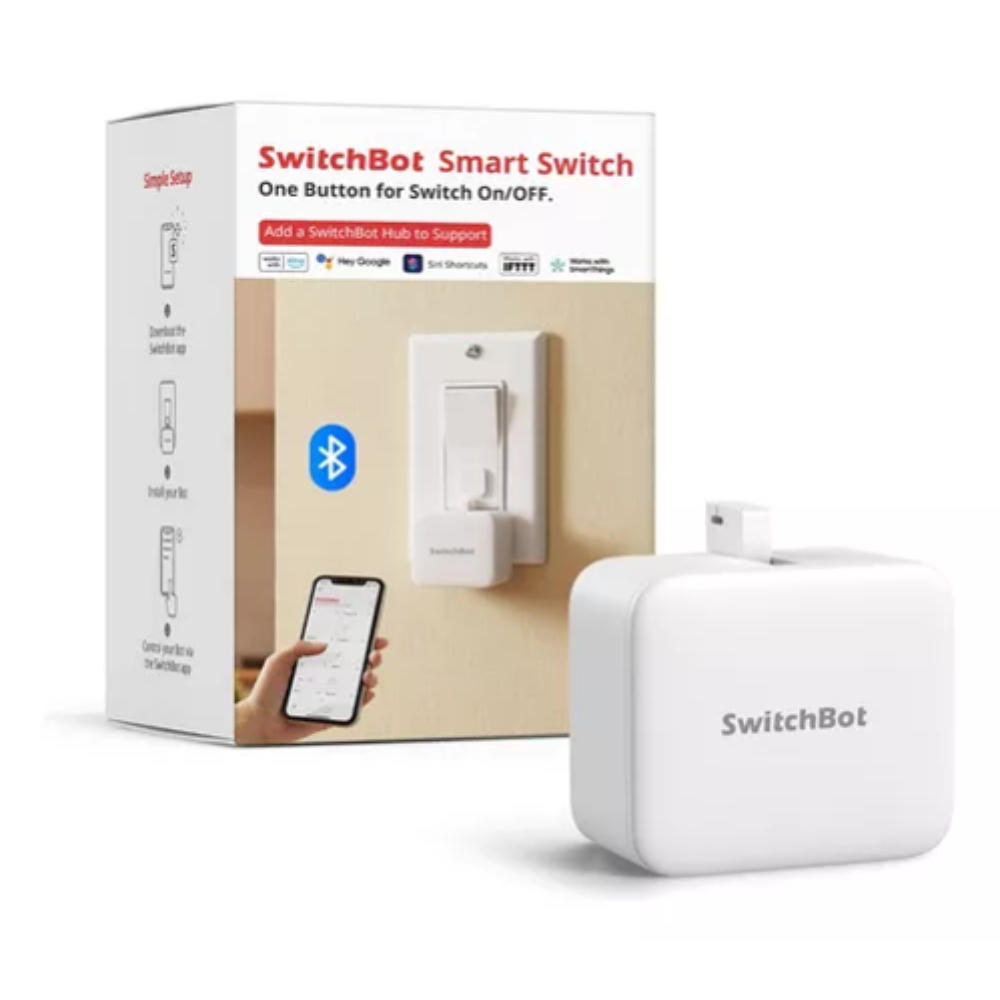 INTERRUPTOR SMART CONTROL POR VOZ COMO AMAZON ALEXA GOOGLE ASSISTANT  SWICTHBOT BOT