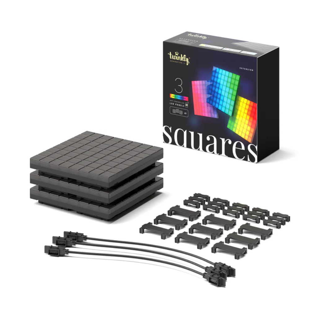 PANELES DE EXTENSION X3 LED RGB TWINKLY SQUARES TWQ064STW-03-BAD