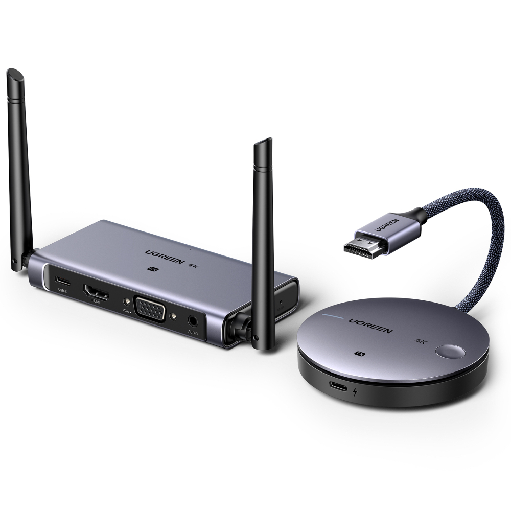 TRANSMISOR/RECEPTOR HDMI 4K/30HZ / VGA 1080P HASTA 50M UGREEN CM586