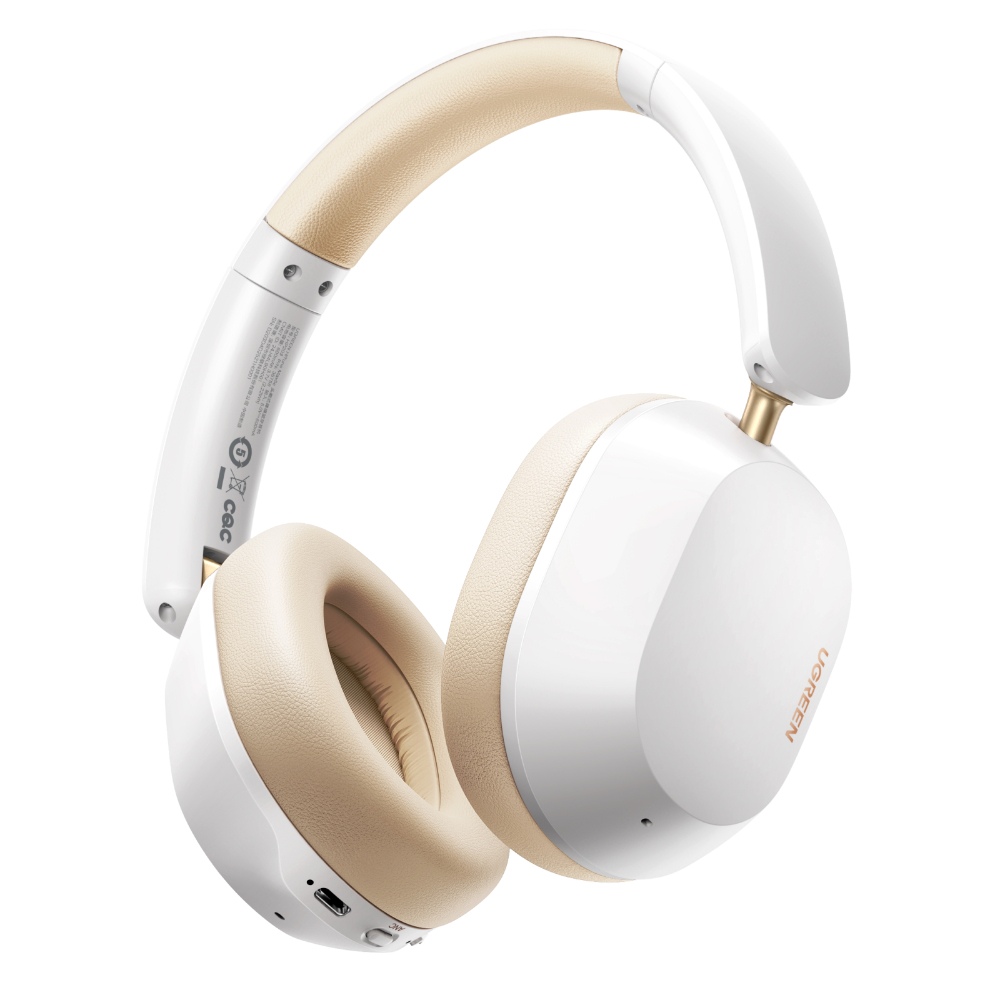 AUDIFONOS BT HITUNE MAX 5C HIBRIDOS /NOISE CANCELLING BLANCO UGREEN HP203