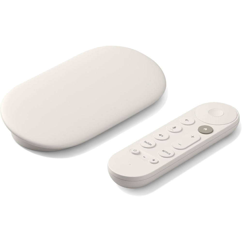 GOOGLE CHROMECAST TV STREAMER (4K) - PORCELAIN GOOGLE-GA05662-US