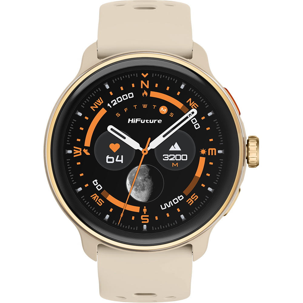 SMARTWATCH VELA BLANCO WATERPROOF PANTALLA 1.43 PULGADAS AMOLED HIFUTURE HSSW14LT