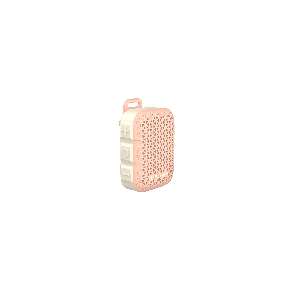 MINI PARLANTE POCKET S ROSADO 5W / IPX7 WATERPROOF / BT 5.4 / TWS / +8 HRS HIFUTURE HBB11PK