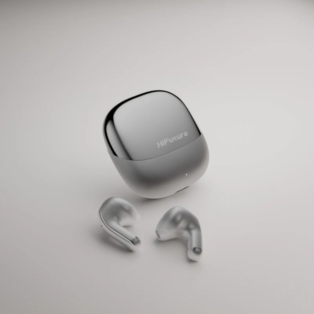 AUDIFONOS TWS CHROMEBUDS PLATEADO / BT 5.4 / +30 HRS / HIFUTURE HET2SL